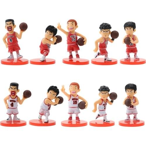 Slam Dunk Figure Akagi Takenori Mitsui Hisashi Toy Doll Gift 5pcs/Set