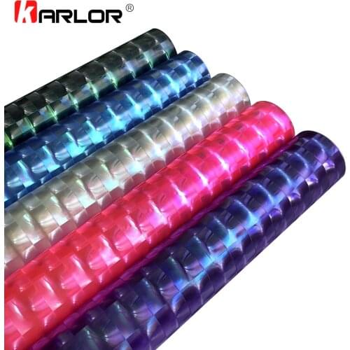 New 30cm*100cm 3D Car Tail Lamp Headlight Laser Chameleon Cat Eye Vinyl Wrap Film Sticker DIY Auto Decor Decal Cover Wrapping