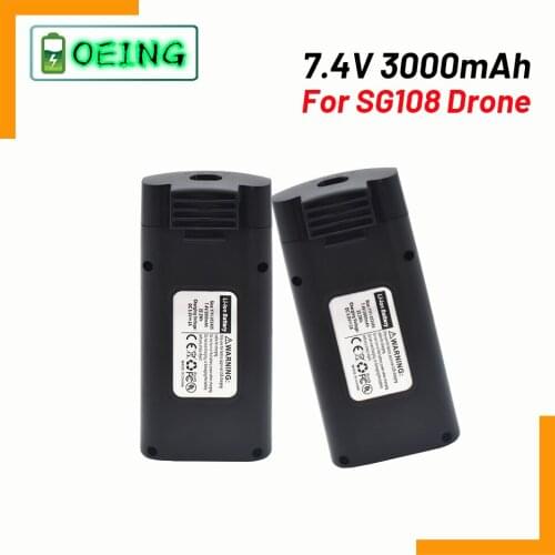 NEWEST 100% Original Sg108 GPS 4K brushless RC UAV spare parts 7.4v 3000mAh remote control battery sg108 sg-108 UAV black