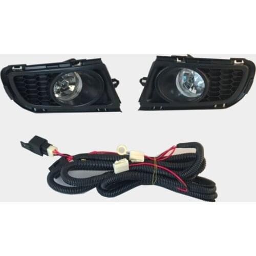 Osmrk OEM halogen fog lamp with front bumper fog light cover frame for mazda 6 M6 2007-2010 with wire harness cable