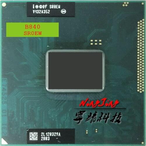 Intel Celeron B840 SR0EN 1.8 GHz Dual-Core Dual-Thread CPU Processor 2M 35W Socket G2 / rPGA988B