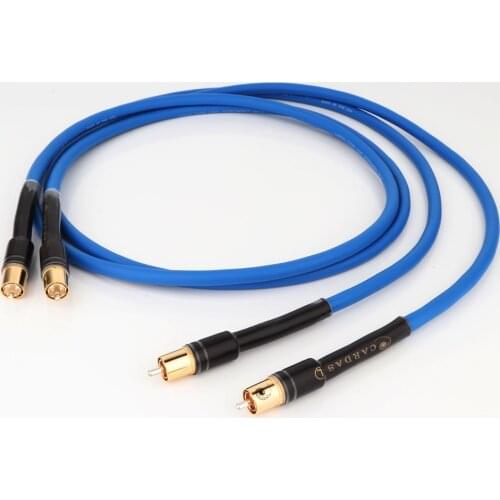CARDAS Clear Light RCA Interconnect Audio Cable With Cardas Gold Plated RCA Male Plug HIFI Audio RCA Cable