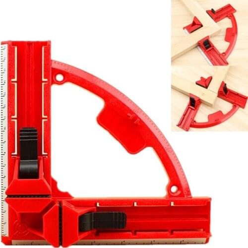 90 Degree Right Angle RED Clamp quick fixed fishtank glass wood picture frame Woodwork DIY Corner Clamps Hand Tool