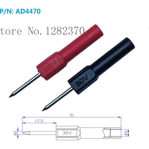 [SA] AD4470 instrumentation turn -4mm probe 2mm banana jack adapter Adaptor --50pcs/lot