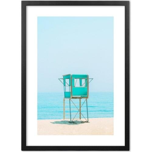 Nordic Modern Life-saving Chair beach Wall Art Print Paper Painting Nordic Poster And Prints Wall Pictures For Living Room Decor