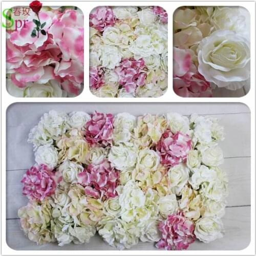 SPR Free Shipping 10pcs/lot high quality Artificial rose flower wall backdrop arch wedding ideas flower market home decoration