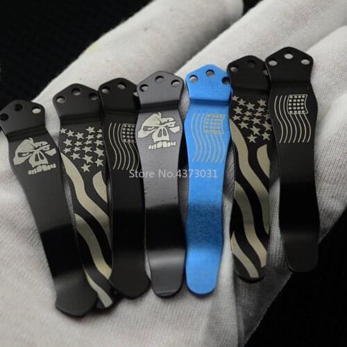 Top Quality Tc4 Titanium pocket Knife clip Zt FOR Model ZT0620 0630 EM Knife