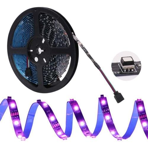 5M Led Strip 3535 SMD 60Leds/M Waterproof Flexible Led Tape 12v 3535 Decoration Ribbon Led Light Led Stripe RGB+24key controller