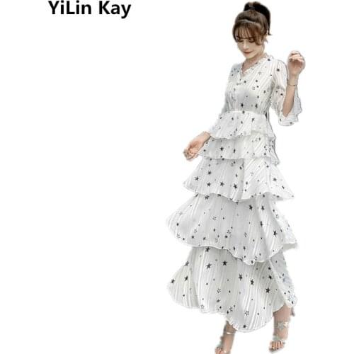 YiLin kay Long Sleeve Summer Dresses