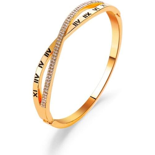 CHENFAN Europe and America new hot cross Roman womens Bracelet for women Fashion Cross Hot Hand Ornaments retail gift wholesale