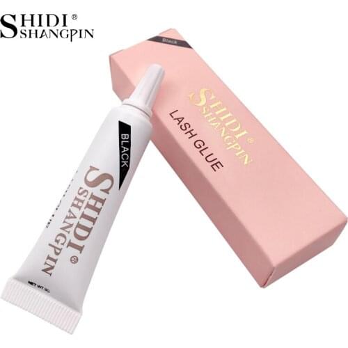 SHIDISHANGPIN 1pcs Eyelash Glue Black Color Makeup Mink Eyelash Glue Waterproof Eyelash Adhesive Mink False Eyelash Glue #4(B)
