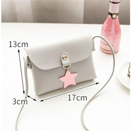 40JC Newest Style Fashion Kid Girl PU Leather Crossbody Small Bag Body Cross Bag Shoulder Bag