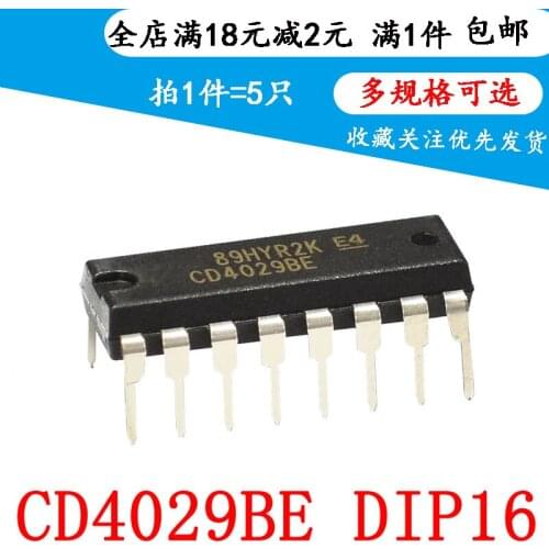 CD4029 CD4029BE Direct Dip-16 Counter/Divide (5 PCS)