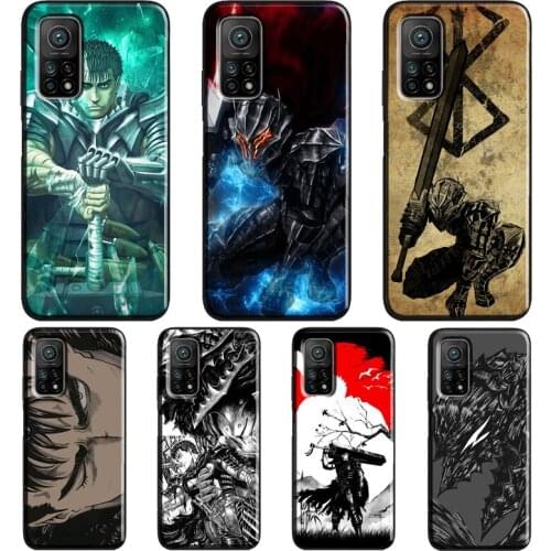 Anime Berserk Guts For Xiaomi Mi 10T 9T Pro 9 10 Lite Mi 11 Lite Ultra Case For POCO X3 Pro M3 F1 F2 F3 Cover