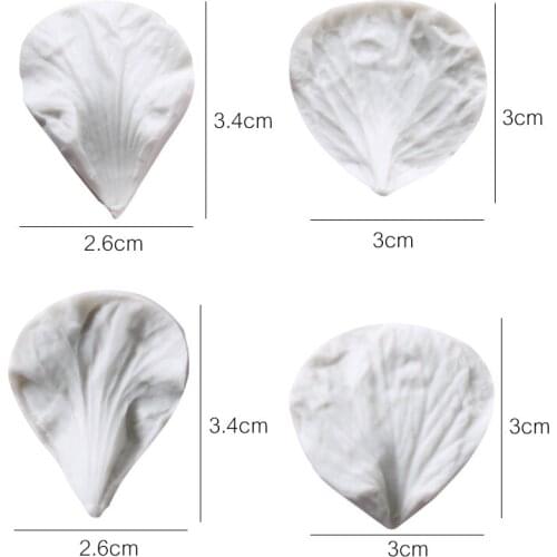 Sugar flower double sided pattern pressing mould, leaves of flower of lotus leaf, silicon mold, flower and silicon mold WMJ-837