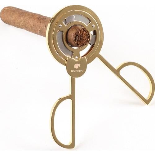 Exquisite Stainless Steel Cigar Gadget Windmill Cigar Pliers Knife 3colors Cuban Cigars Cutter Pocket Smoking Tools