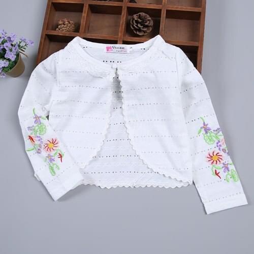 Cotton Children Cardigan For Girls Jacket Pink Beach Girls Coat For 1 2 3 4 6 8 10 Year 2021 Spring Girls Clothes RKC195095