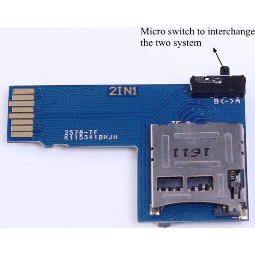 SD Card Memory Storage Micro Board Shield Module Icstation 2 in 1 Dual System Switcher for Raspberry Pi B+ 2B 3B