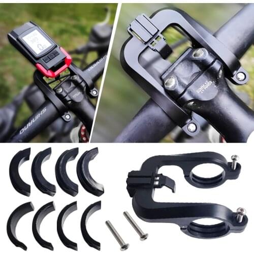 Bike Light Bracket Bicycle Headlight Extension Holder Stand MTB Headlamp Handlebar Central Mount Support Cycling Accessories