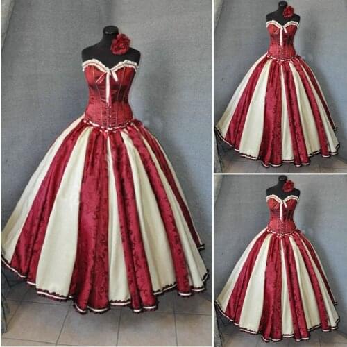 Hot sale! Customer-made 19 Century Vintage Victorian Dresses 1860s Civil War Southern Belle Gown Cosplay dresses US4-36 C-604