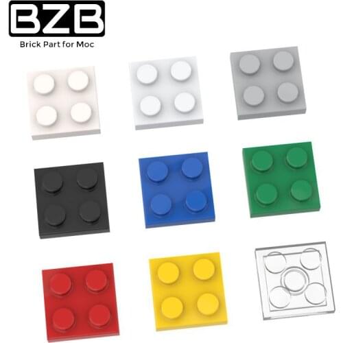 BZB MOC 3022 2x2 board high tech building block model childrens toys DIY brick parts best gift