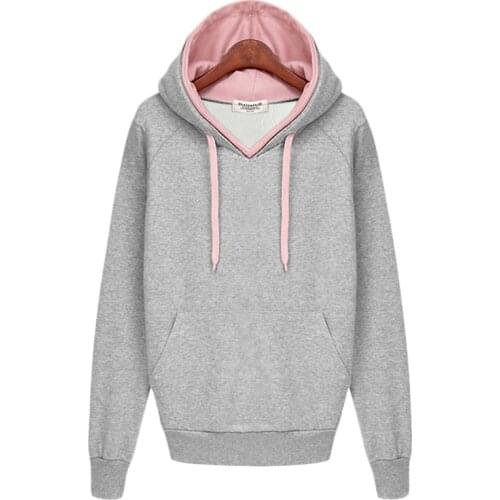 Autumn Winter New Plus velvet Pullover Sweatshirt Women Plus size Loose Casual Sweatshirts Coat Womens Sports Hoodie 5XL F577