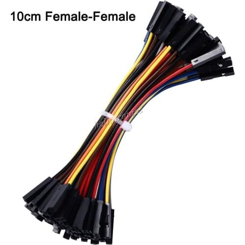 Wholesale Hellotronics 5000 pcs/Lot Dupont Cable Wire 10cm Soft Silicon wire 26AWG 1Pin M/M M/F F/F Jumper Wire For Arduino