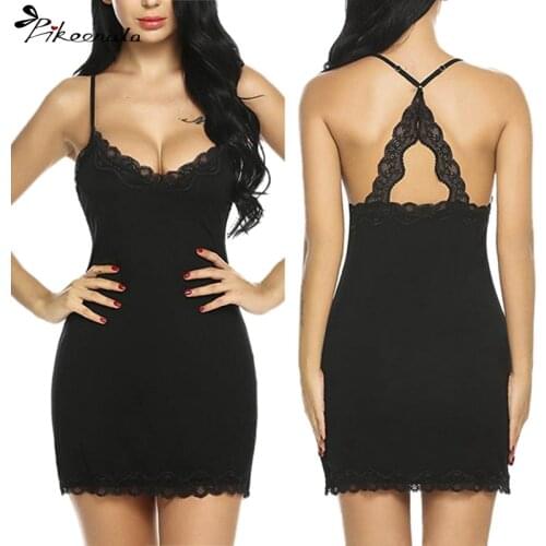 2XL Women Sexy Lace Lingerie Dress Flower Sling Sleepwear Hot Porno Nightdress Babydoll Nightgown lenceria bielizna erotyczna