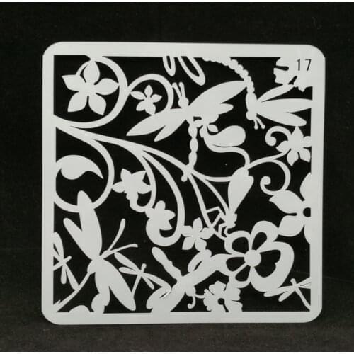 Dragonfly Layering Stencils for Diy scrapbook/photo album Decorative Embossing coloring,painting stencil,home decor