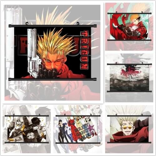 Trigun Vash The Stampede Nicholas D.Wolfwood Anime Posters Canvas Painting Wall Posters Wall Art Picture Home Decoration
