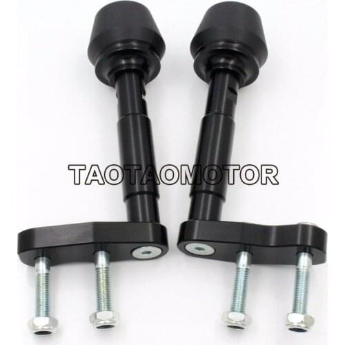 1-Pair Free shipping Black For Kawasaki 250 Z250 Z300 MOTORCYCLE CNC New Engine Cover Frame Sliders Crash Protector