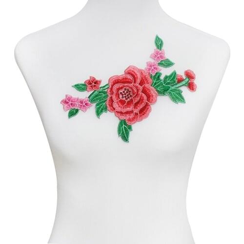 10piece Flower Lace Embroidery Patches Lace Motif Applique Venise Scrapbooking Clothes Decoration Sewing Accessories T1926