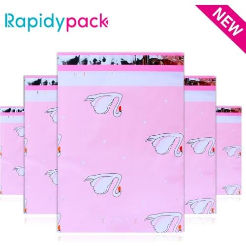 10X13 Inches Printed Pink Poly Mailer Gift Packaging Envelopes Self Seal Clothes Mailing Bag Courier Shipping Envelope Bags