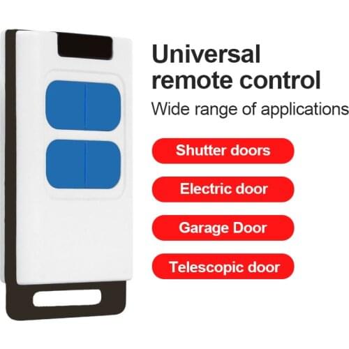 433MHZ Four Button Copy Remote Control Key Garage Door Smart Home Copy Remote Control Dual Channel Copy For Gate Garage Opener