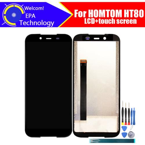 5.5 inch HOMTOM HT80 LCD Display+Touch Screen Digitizer Assembly 100% Original New LCD+Touch Digitizer for HOMTOM HT80+Tools