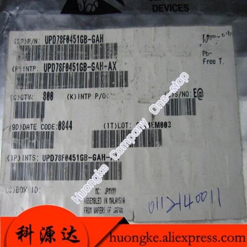 5PCS /LOT UPD78F0451GB-GAH-AX UPD78F0451GB-GAH