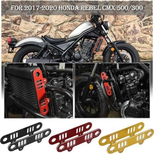 Motorcycle Accessories CNC Aluminum Radiator Side Plate Cover Protector For 2017 2018 2019 HONDA Rebel CMX 500 300 CMX500 CMX300