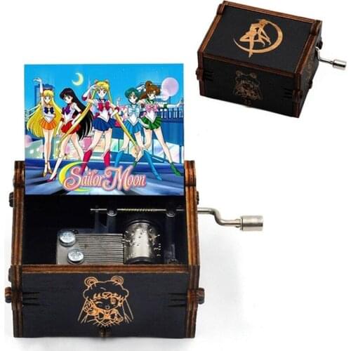 Antique Hand Craft Spirited away Can't Help Falling In Love Hand Crank Music Box Queen Bohemian Rhapsody Christmas Gift