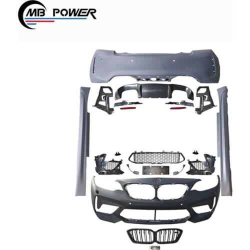 Automobiles F22 M2C body kit car parts auto fit for high quality BMW F22 M2C body kit front bumper side skirt grille