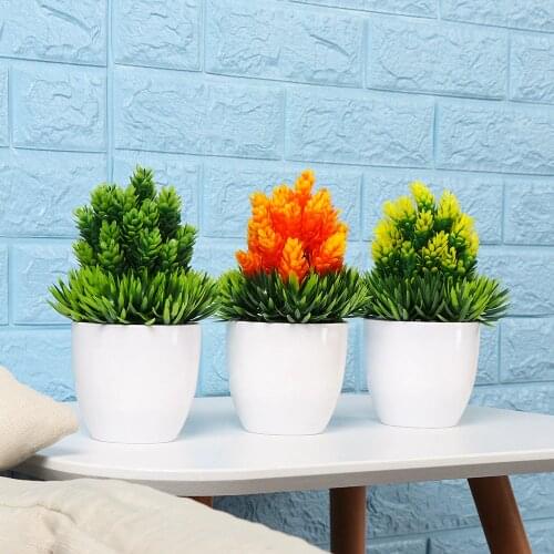CIASSTHREE Artificial Potted Flowers
