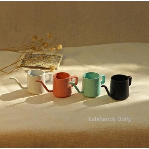 OB11 Dollhouse Mini Hand Coffee Pot Mini Food Play Scene Model for Dollhouse Furniture Decoration Accessories