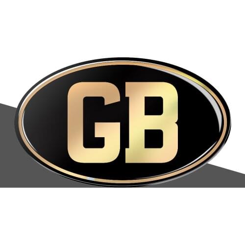 Motorcycle Tank Decals GB Euro Oval Sticker Car Stickers Case for Aprilia Ducati Yamaha Suzuki BMW MV Kawasaki Tank