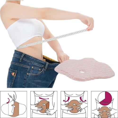 10PCS Wonder Patch Quick Slimming Patch Belly Slim Patch Abdomen Slimming Fat Burning Navel Stick Weight Loss Slimer Tool