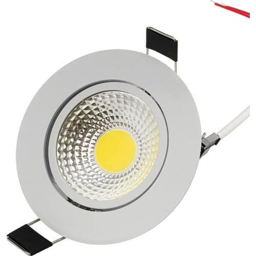 Dimmable Led downlight light COB Ceiling Spot Light 5W 7W 9W 12W 85-265V ceiling recessed Lights Indoor Lighting