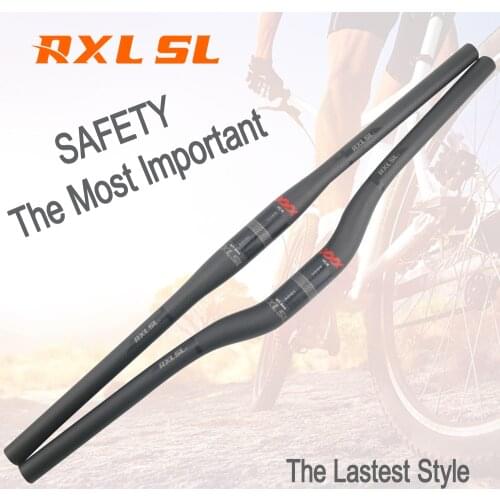 Carbon Handlebar MTB 31.8 RXL SL Downhill Handlebar Bike Racing Carbon Black 3K Matte RiserFlat MTB Handlebar