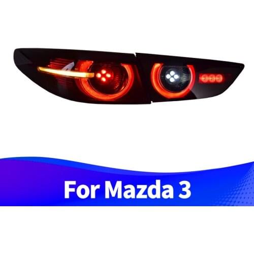Taillight Assembly for Mazda3 2019-2021 Mazda 3 Axela tail light LED running light LED sequential turn signal LED brake light