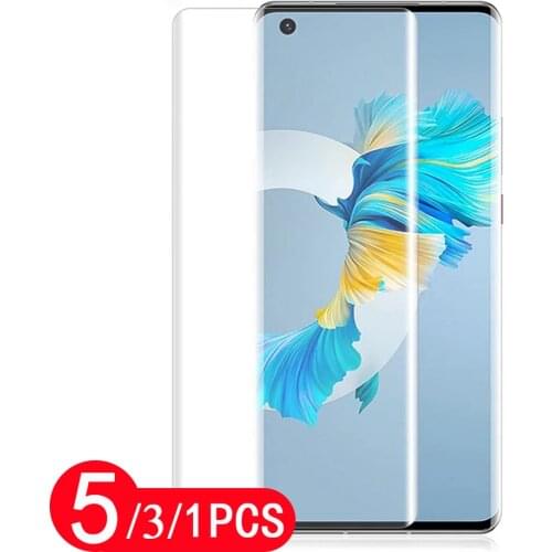 5/3/1Pcs 9D for huawei mate 40 pro plus RS 30 30E 20 lite 20X tempered glass phone screen protector protective film smartphone