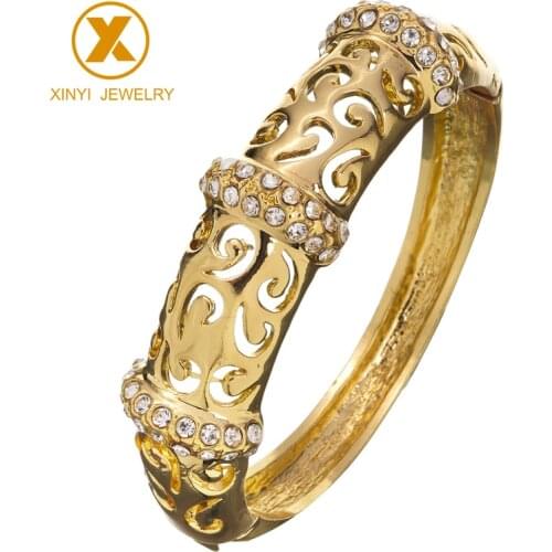 Gold Moroccan bracelet for women nationality open sleeve bracelet dubai wedding jewelry