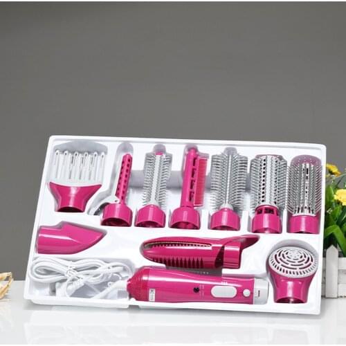 10 In 1 Hot Air Brush One Step Hair Dryer Volumizerer Styler Blow Dryer with Comb Hairdryer Hair Blower Brush Hair Dryer Brush