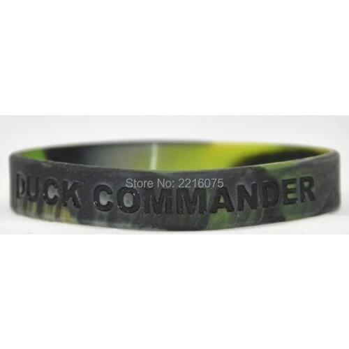 300pcs DUCK COMMANDER Faith Family Ducks silicone wristband rubber bracelets free shipping by DHL express